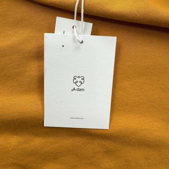 A-Dam Sweatshirt Men Small Yellow Organic Cotton Gerar Designer Long Sleeve. - Picture 5 of 11